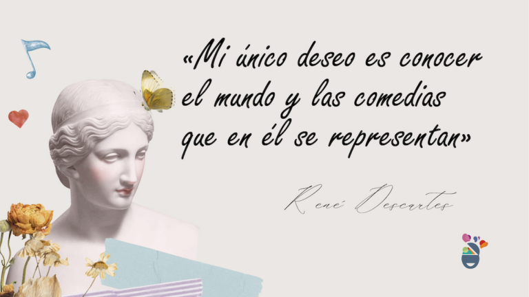 Frase cartesiana sobre conhecer o mundo