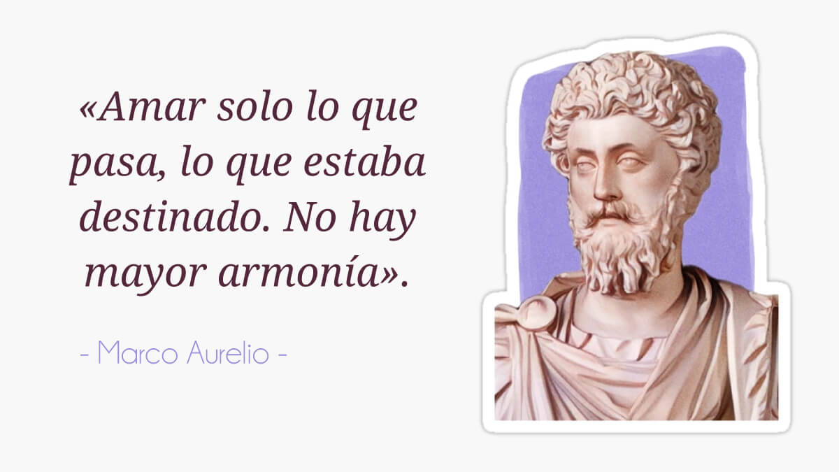Citação do imperador romano sobre o amor
