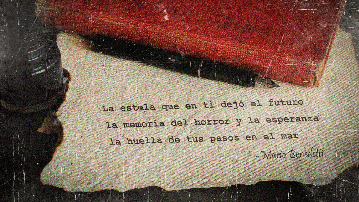 Quando você está sorrindo um dos poemas curtos de Mario Benedetti