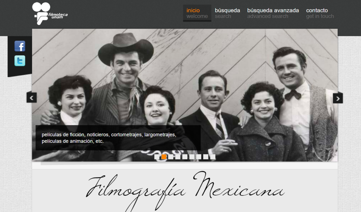 Filmoteca UNAM, páginas para assistir filmes gratuitos.