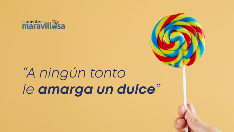 Uma paleta de cores que ilustra o ditado “nenhum tolo é amargo com doces”