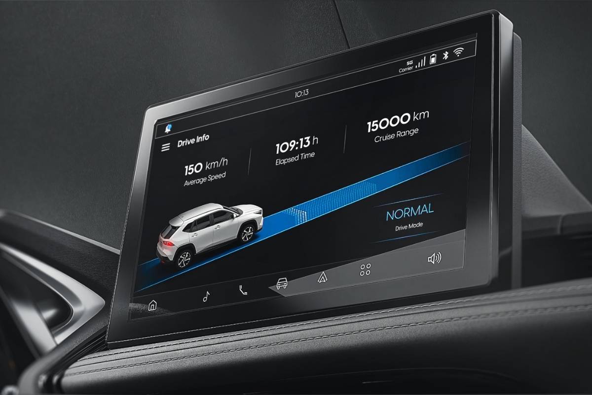 Toyota Yaris Cross XR com foco no painel