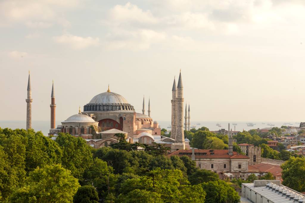 Grande Mesquita de Santa Sofia, em Istambul