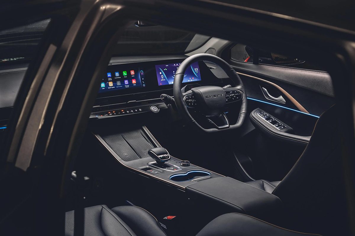 chery-omoda-5-interior Omoda 5 é o SUV híbrido que deve chegar ao Brasil em breve