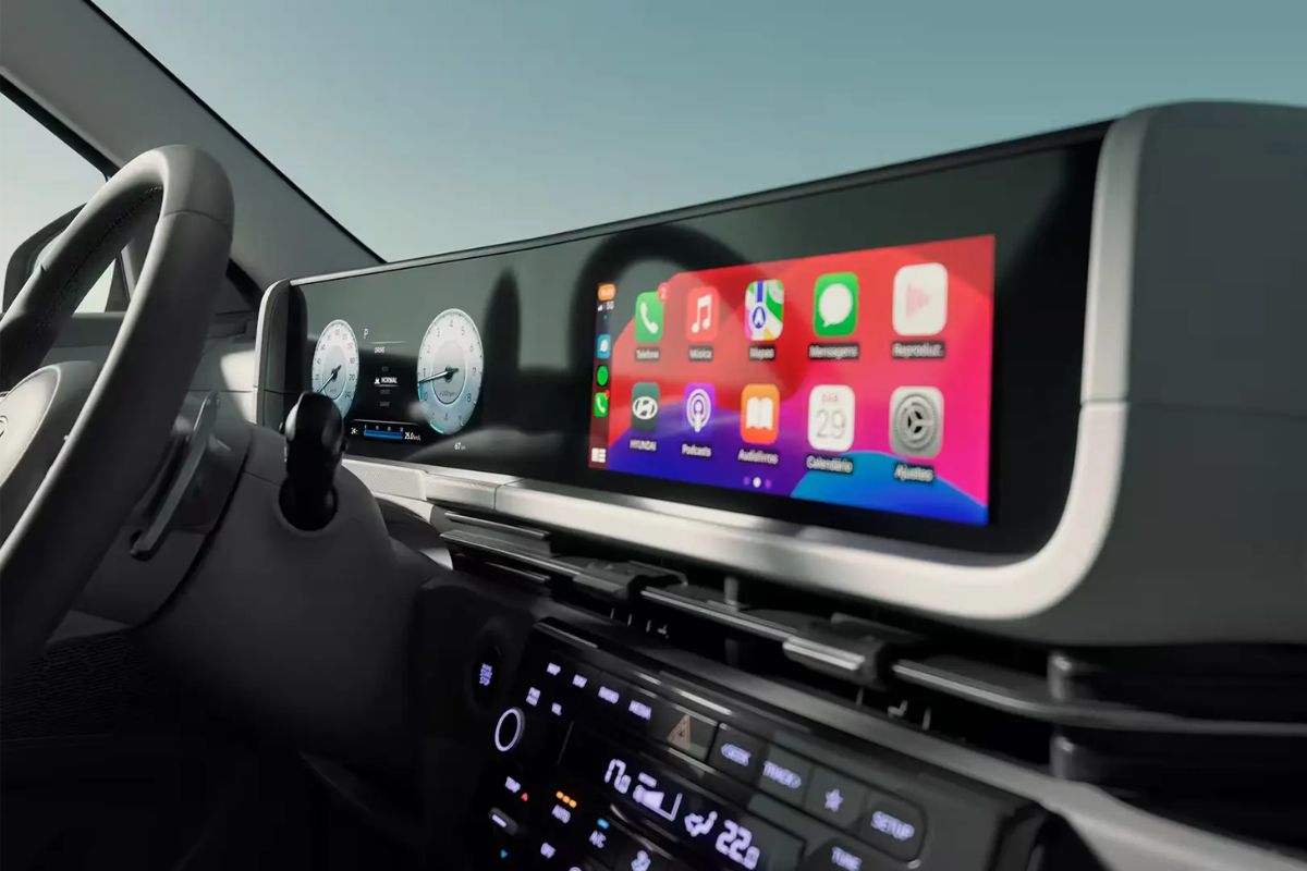 Interior do Hyundai Creta