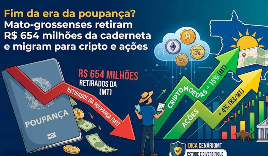 O risco de "ficar parado" na poupança