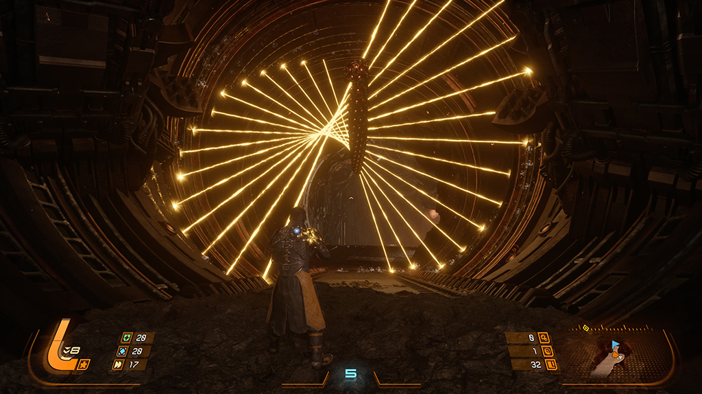 Captura da tela do jogo Saros.