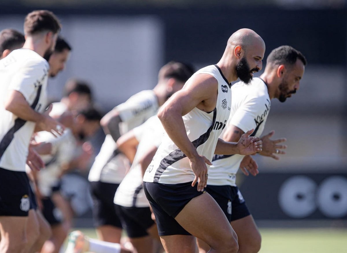 San Lorenzo x Santos ao vivo: saiba onde assistir, horário e tudo sobre o duelo pela Sul-Americana. Imagem: Raul Baretta/Santos FC