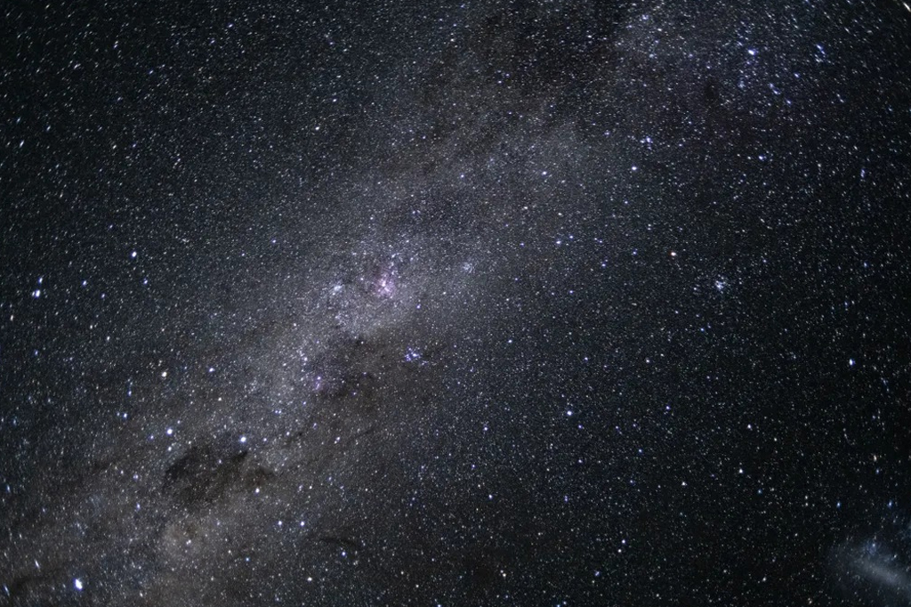 Fotografia de estrelas no universo.