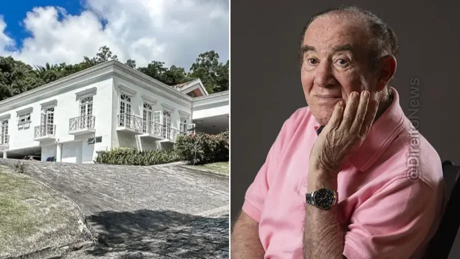 prefeitura pede bloqueio mansao renato aragao divida iptu