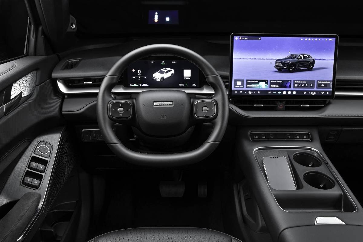 Interior do Haval H6 HEV2