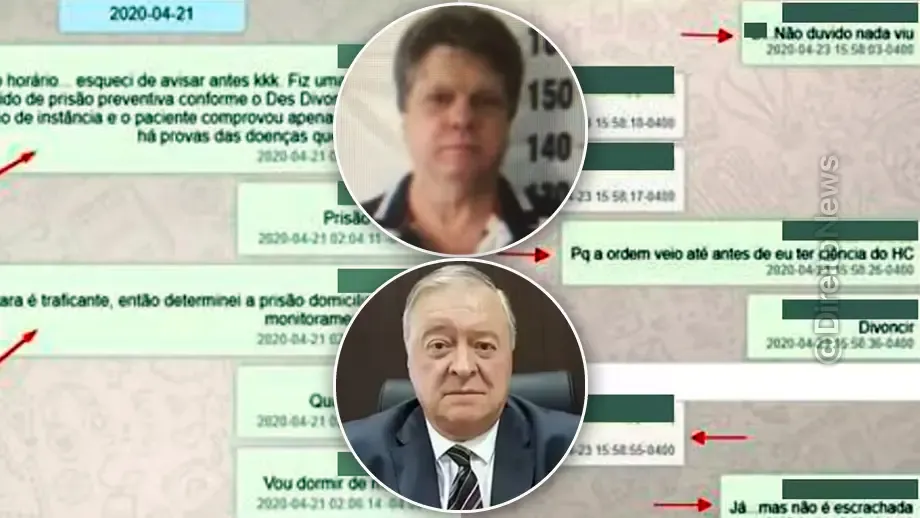 prints revelam gambiarra desembargador soltar chefe pcc condenado 126 anos