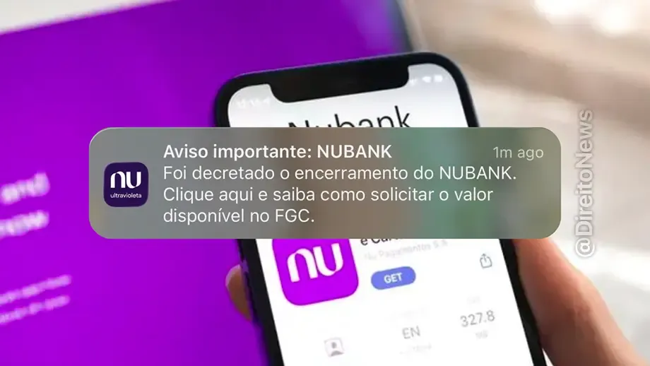 nubank envia email engano suposta liquidacao banco instituicao segue operando