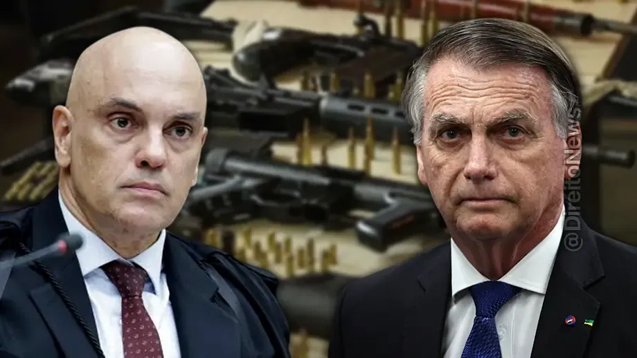 bolsonaro entregara 11 armas policia federal apos moraes manter prisao domiciliar
