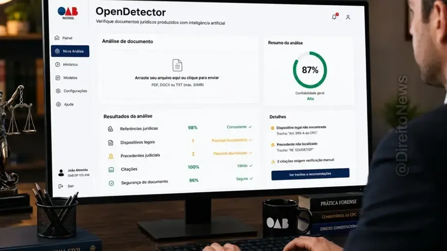 erros gerados inteligencia artificial preocupam advogados levam oab criar ferramenta verificacao erros gerados inteligencia artificial preocupam advogados levam oab criar ferramenta verificacao