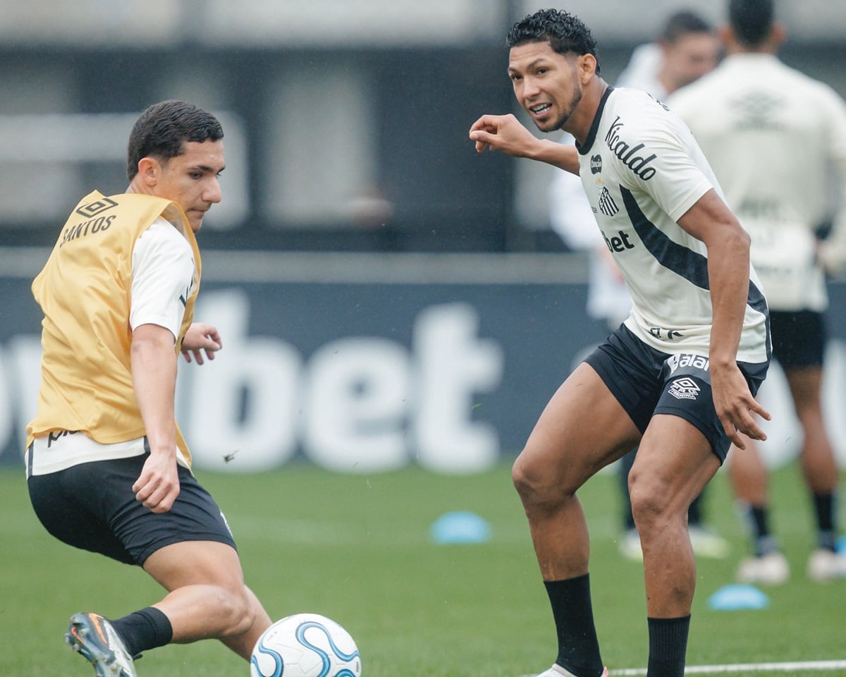 Santos x Macará: onde assistir e prováveis escalações pela Sul-Americana. Imagem: Raul Baretta/Santos FC