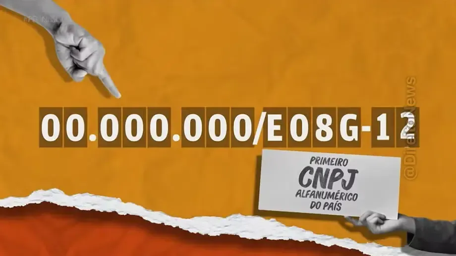 cnpj passa ter letras apos mais 40 anos usando apenas numeros entenda