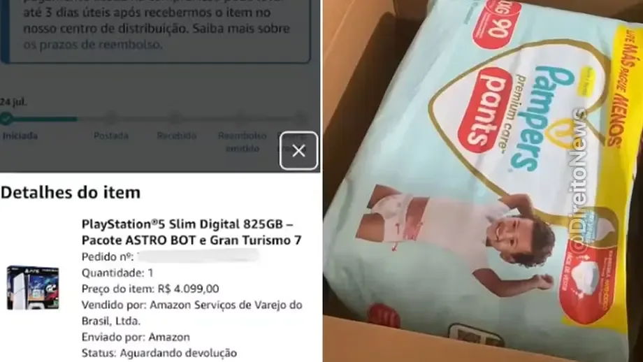 homem ganha videogame esposa recebe pacote fraldas era para ter sido uma alegria video