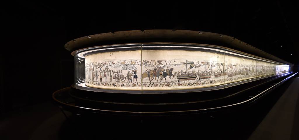 Tapeçaria de Bayeux, Museu de Bayeux, Normandia, França