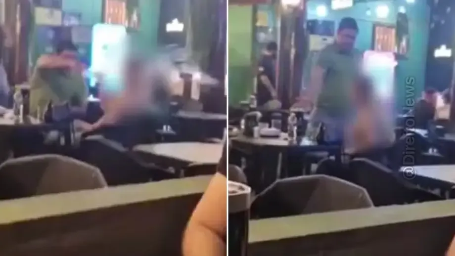 advogado da tapa joga bebida rosto mulher bar jatai veja vídeo
