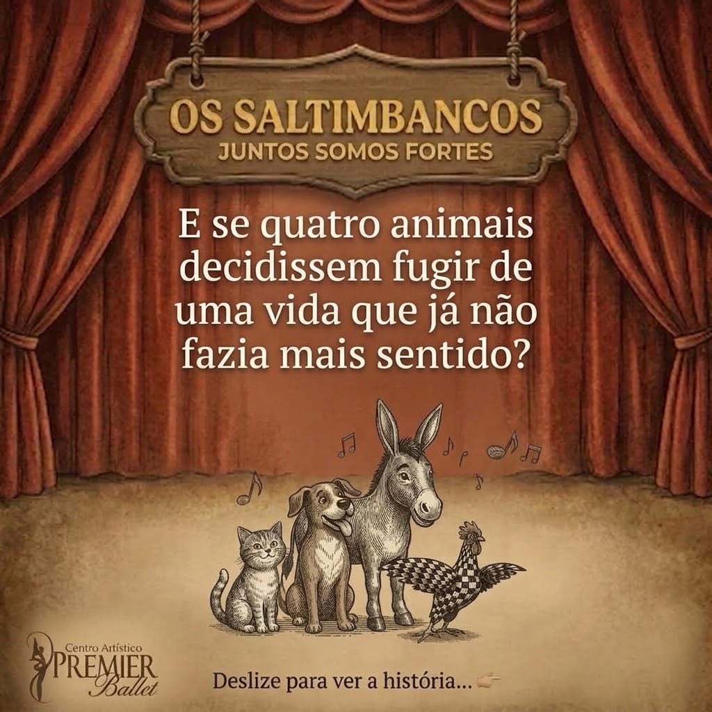 Espetáculo "Os Saltimbancos" será apresentado gratuitamente neste sábado na Câmara Municipal de Lucas do Rio Verde.