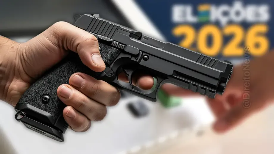 porte armas fogo cac proibido todo pais vespera eleições