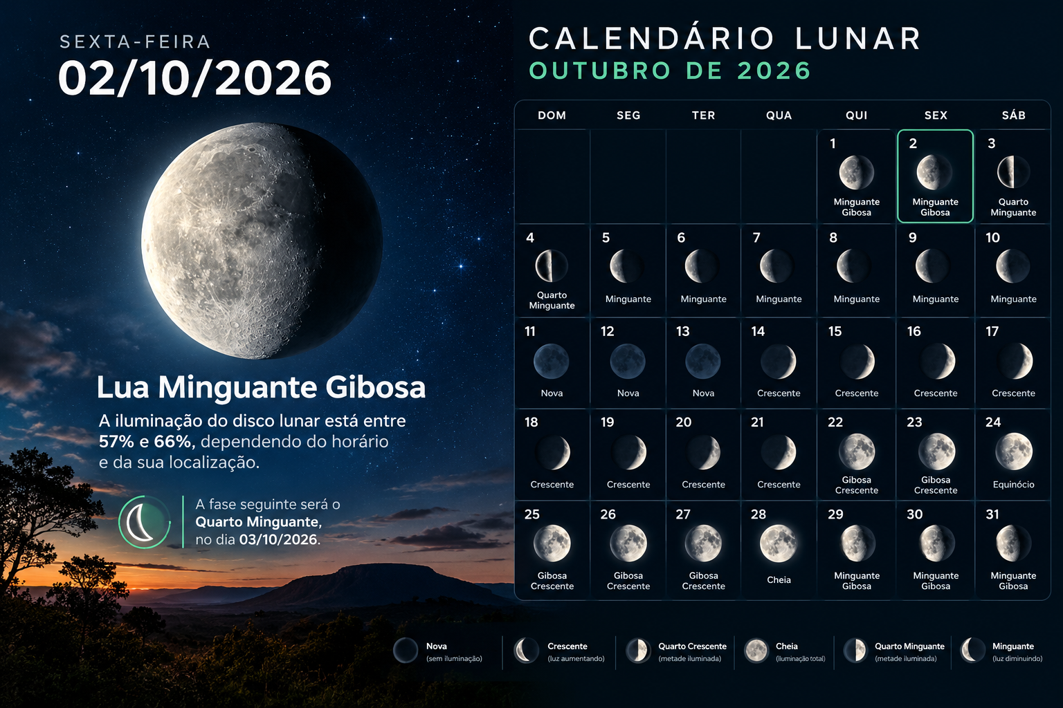 fases-da-lua Fases da lua